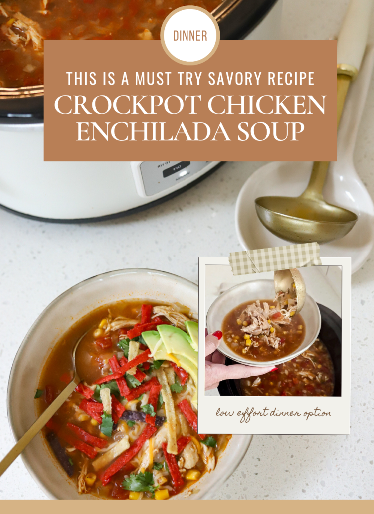 Soup Season: Crockpot Chicken Enchilada Soup
