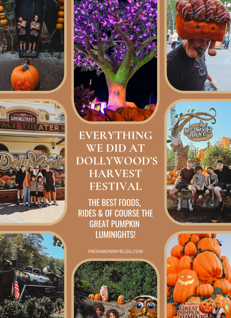 Everything we did at Dollywoods Harvest Festival - The best rides, food and the great luminights