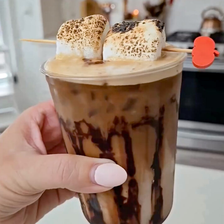 Iced Toasted Marshmallow Mocha 